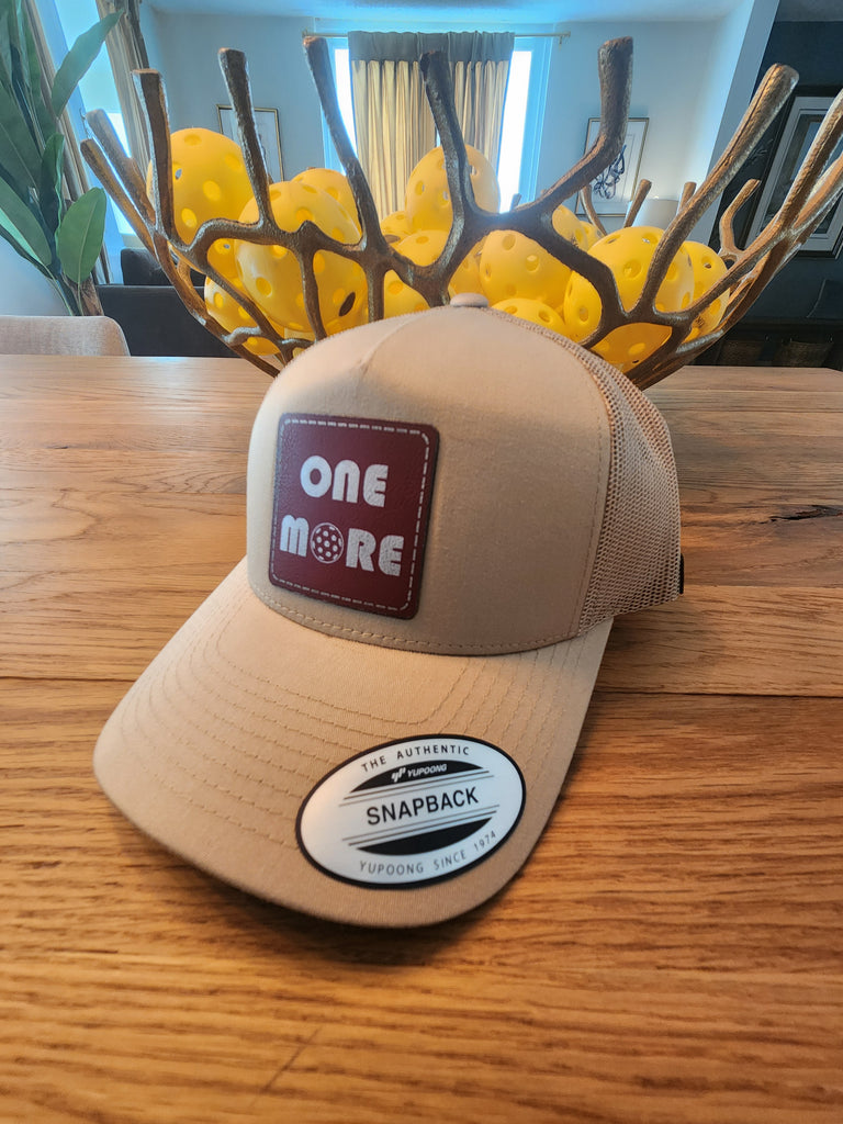 The One More Brand, Pickleball Trucker Caps, Free Shipping